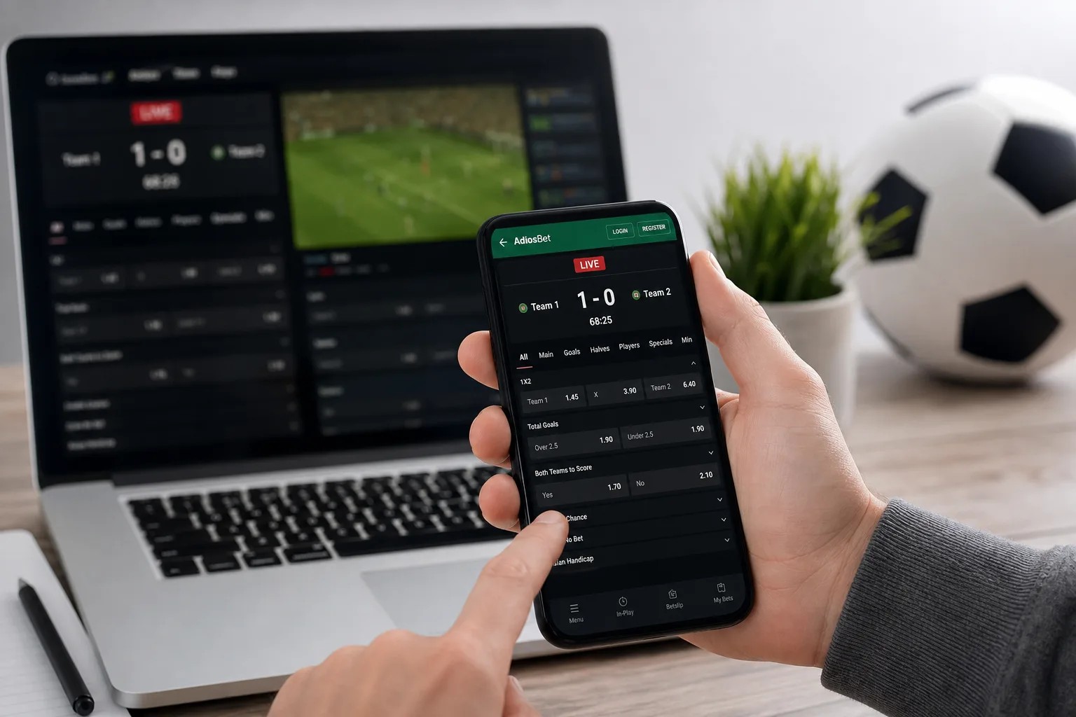 Adiosbet Canlı Bahis Seçenekleri