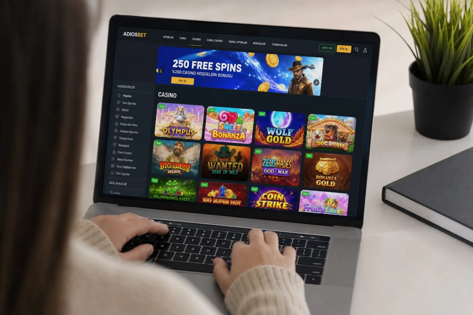 Adiosbet Casino Oyunları